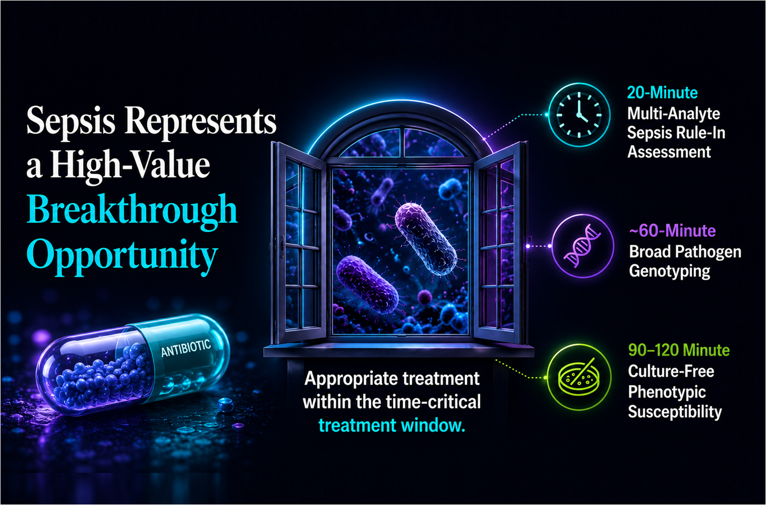 Sepsis represents a high-value breakthrough opportunity