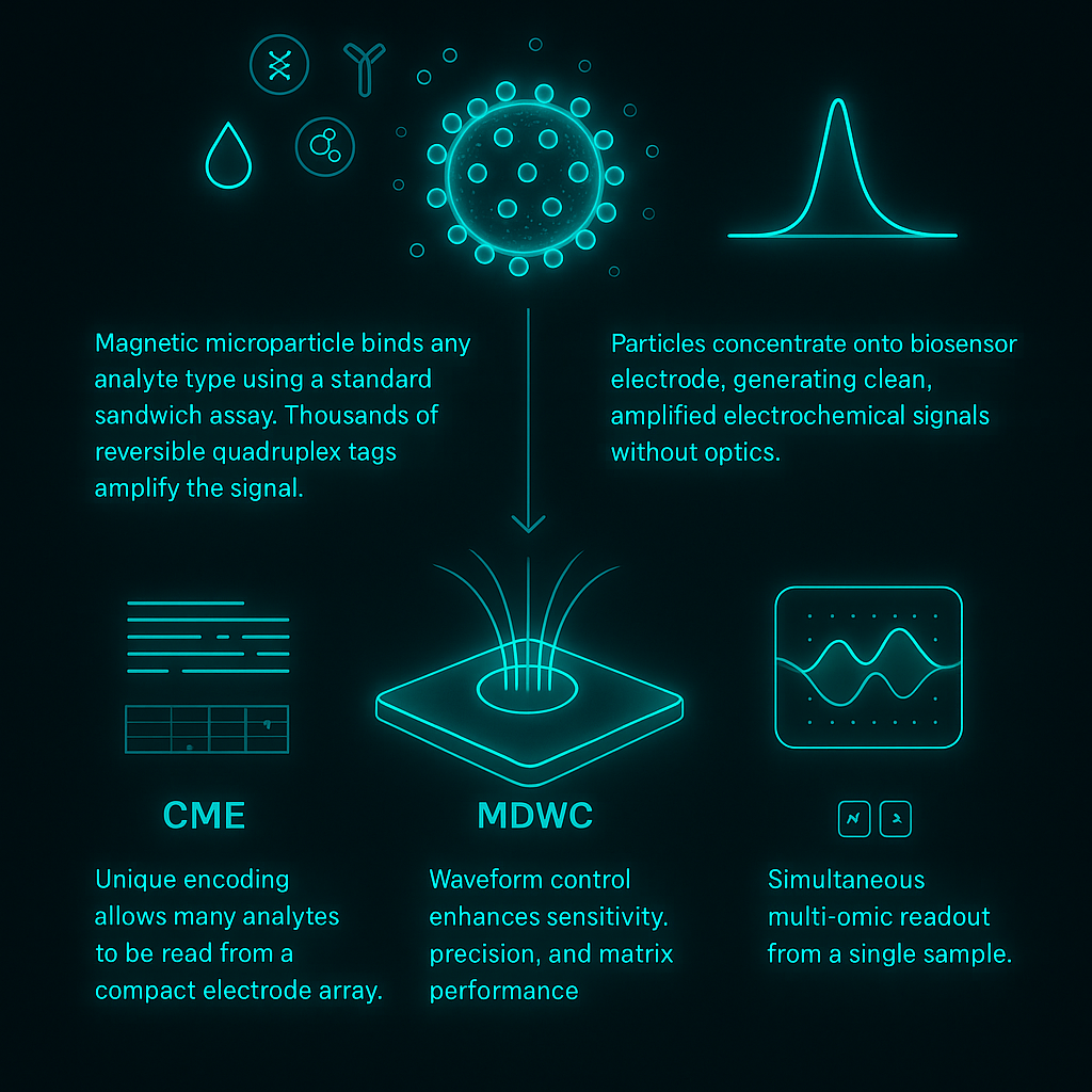 Diagram of universal electrochemistry, CME and MDWC